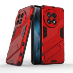 Хибриден гръб със стойка марка BIBERCAS за OnePlus 13 - червен - 1
