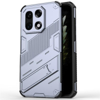 Хибриден гръб със стойка марка BIBERCAS за OnePlus 15 - сив