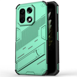 Хибриден гръб със стойка марка BIBERCAS за OnePlus 15 - зелен металик