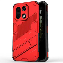Хибриден гръб със стойка марка BIBERCAS за OnePlus 15 - червен