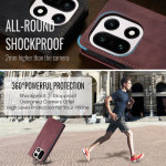 Калъф страничен flip марка CASEME за OnePlus 15 – винено червен - 2 Калъф страничен flip марка CASEME за OnePlus 15 – винено червен - 2