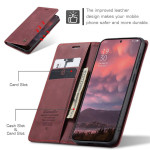 Калъф страничен flip марка CASEME за OnePlus 15 – винено червен - 3 Калъф страничен flip марка CASEME за OnePlus 15 – винено червен - 3