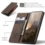 Калъф страничен flip марка CASEME за OnePlus 15 – цвят кафе - 1 Калъф страничен flip марка CASEME за OnePlus 15 – цвят кафе - 1
