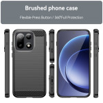 Силиконов гръб Rugged Armor за OnePlus 15 - черен - 2