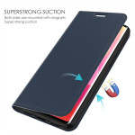 Тънък калъф страничен flip за OnePlus 15R – тъмно син - 1 Тънък калъф страничен flip за OnePlus 15R – тъмно син - 1