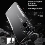 Алуминиев гръб за OnePlus 15R - черен със сребриста рамка - 1