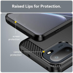 Силиконов гръб Rugged Armor за OnePlus 15R - черен - 0