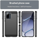 Силиконов гръб Rugged Armor за OnePlus 15R - черен - 2