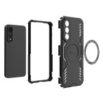 Хибриден гръб с метален пръстен за OnePlus Nord 5 5G - черен - 0