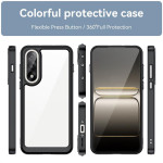 Силиконов гръб Rugged Armor за OnePlus Nord 5 5G - черна рамка - 1