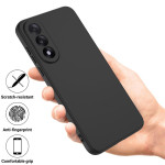 Силиконов гръб с верижка за OnePlus Nord 5 5G - черен - 1