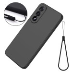 Силиконов гръб с верижка за OnePlus Nord 5 5G - черен - 2