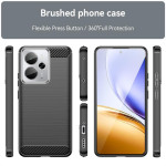 Силиконов гръб Rugged Armor за Realme 14T 5G - черен - 2