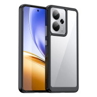 Силиконов гръб Rugged Armor за Realme 14T 5G - черна рамка