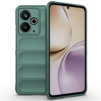 Подсилен силиконов гръб на ленти за Realme 14T 5G - зелен