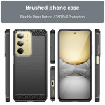 Силиконов гръб Rugged Armor за Realme 14x - черен - 2