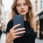 Калъф тип портмоне марка DIERFENG за Realme 16 5G - тъмно син - 1 Калъф тип портмоне марка DIERFENG за Realme 16 5G - тъмно син - 1