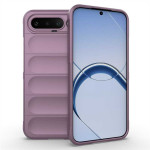 Подсилен силиконов гръб на ленти за Realme 16 5G - лилав