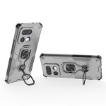 Хибриден гръб със стойка за Realme 16 Pro+ - сив - 2