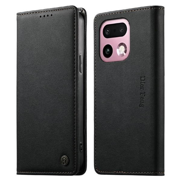 Калъф тип портмоне марка DIERFENG за Realme 16 Pro+ - черен Калъф тип портмоне марка DIERFENG за Realme 16 Pro+ - черен