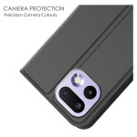 Тънък калъф страничен flip за Realme 16 Pro+ – черен - 0 Тънък калъф страничен flip за Realme 16 Pro+ – черен - 0