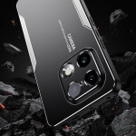 Алуминиев гръб за Realme 16 Pro+ - черен със сребриста рамка - 1