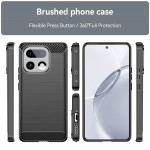 Силиконов гръб Rugged Armor за Realme 16 Pro+ - черен - 2