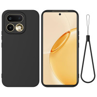 Силиконов гръб с верижка за Realme 16 Pro+ - черен