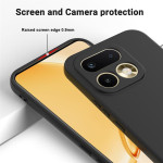 Силиконов гръб с верижка за Realme 16 Pro+ - черен - 0