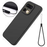 Силиконов гръб с верижка за Realme 16 Pro+ - черен - 1