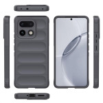 Подсилен силиконов гръб на ленти за Realme 16 Pro+ - тъмно сив - 1