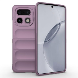 Подсилен силиконов гръб на ленти за Realme 16 Pro+ - лилав