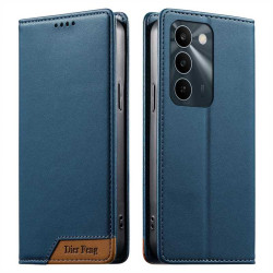Калъф тип портмоне марка DIERFENG за Realme C100 5G - тъмно син