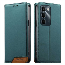 Калъф тип портмоне марка DIERFENG за Realme C100 5G - зелен