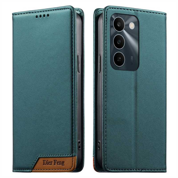 Калъф тип портмоне марка DIERFENG за Realme C100 5G - зелен Калъф тип портмоне марка DIERFENG за Realme C100 5G - зелен