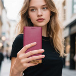 Калъф тип портмоне марка DIERFENG за Realme C100 5G - малиново червен - 0 Калъф тип портмоне марка DIERFENG за Realme C100 5G - малиново червен - 0