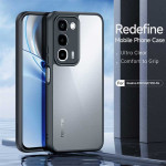 Силиконов гръб Rugged Armor марка DUX DUCIS за Realme C100 5G - черна рамка - 1