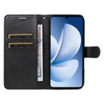 Кожен калъф тип портмоне за Realme Note 70T - черен - 1 Кожен калъф тип портмоне за Realme Note 70T - черен - 1
