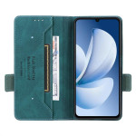 Кожен калъф тип портмоне с магнитна закопчалка за Realme Note 70T - тюркоазен - 1 Кожен калъф тип портмоне с магнитна закопчалка за Realme Note 70T - тюркоазен - 1