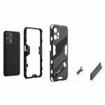 Хибриден гръб със стойка марка BIBERCAS за Realme 9 Pro - стоманено сив - 3