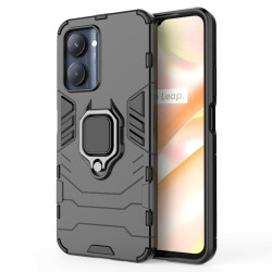 Хибриден гръб със стойка за Realme C33 - черен