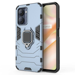 Хибриден гръб със стойка за Realme C33 - стоманено син
