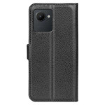 Кожен калъф тип портмоне за Realme C30 - черен - 2 Кожен калъф тип портмоне за Realme C30 - черен - 2