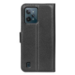 Кожен калъф тип портмоне за Realme C31 - черен - 2 Кожен калъф тип портмоне за Realme C31 - черен - 2