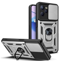 Хибриден гръб със стойка за Realme C35 - бял