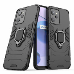 Хибриден гръб със стойка за Realme C35 - черен