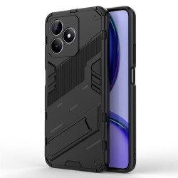 Хибриден гръб със стойка марка BIBERCAS за Realme C53 - черен