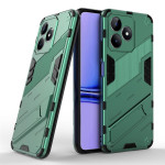 Хибриден гръб със стойка марка BIBERCAS за Realme C53 - зелен металик - 1