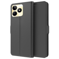 Тънък калъф страничен flip за Realme C53 – черен