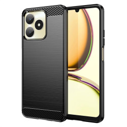 Силиконов гръб Rugged Armor за Realme C53 - черен